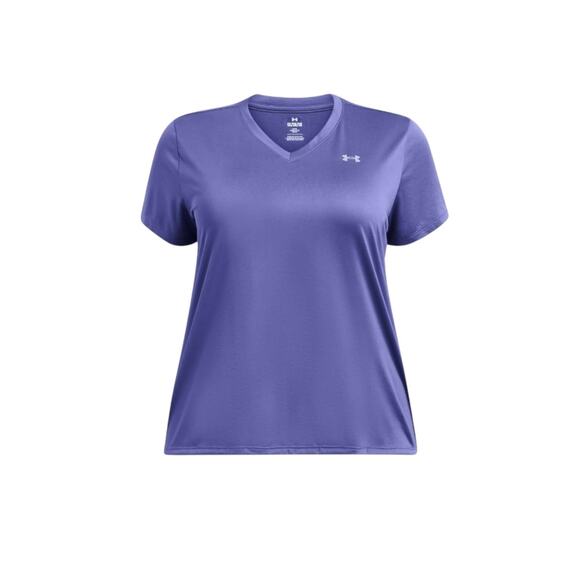 NWT Under Armour Women's Tech Short Sleeve V Neck Small - Picture 1 of 5